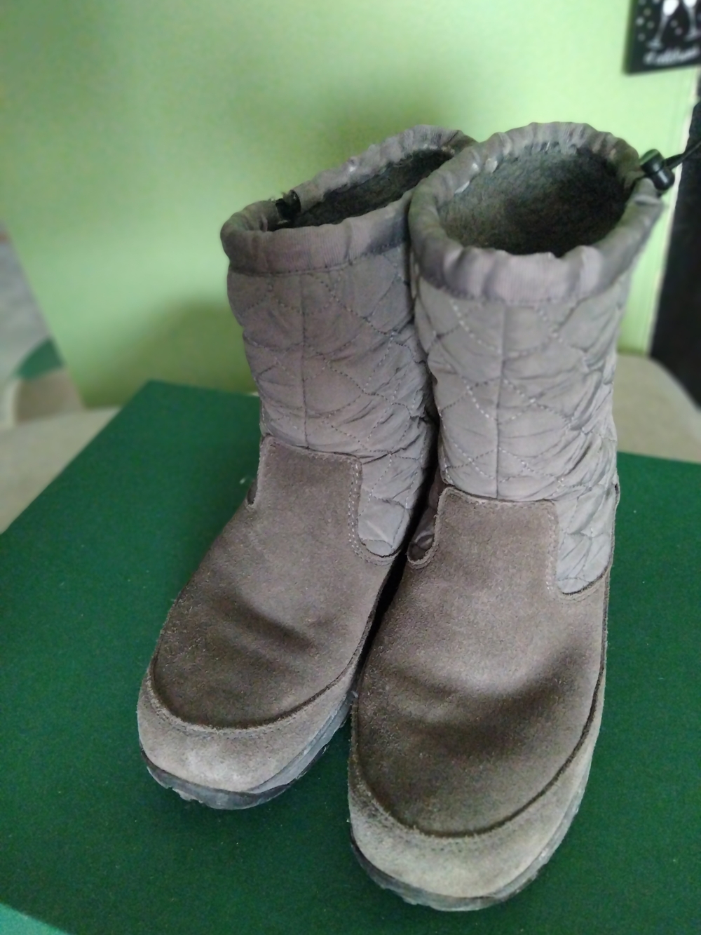 Merrell Quilted Winter Ankle Boots - Brown For Severe Minus Temperature